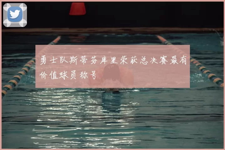 勇士队斯蒂芬库里荣获总决赛最有价值球员称号